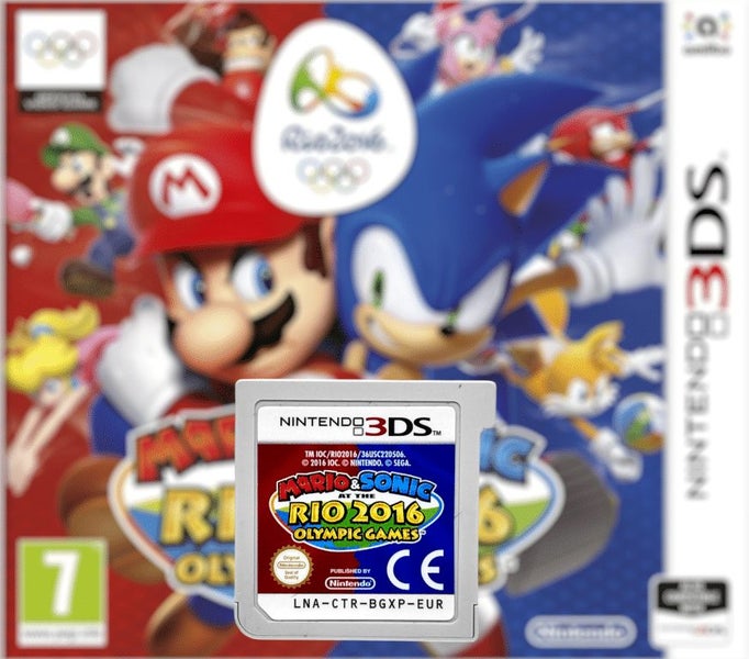MARIO & SONIC at the Rio 2016 Olympic Games (3DS) Game Cartridge Carousel 1