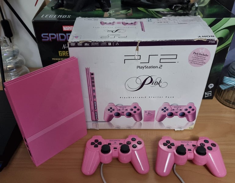 Playstation 2 - Pink (BOXED, RARE) Carousel 1