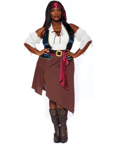Rogue Pirate Wench Womens Plus Size Costume Carousel 1