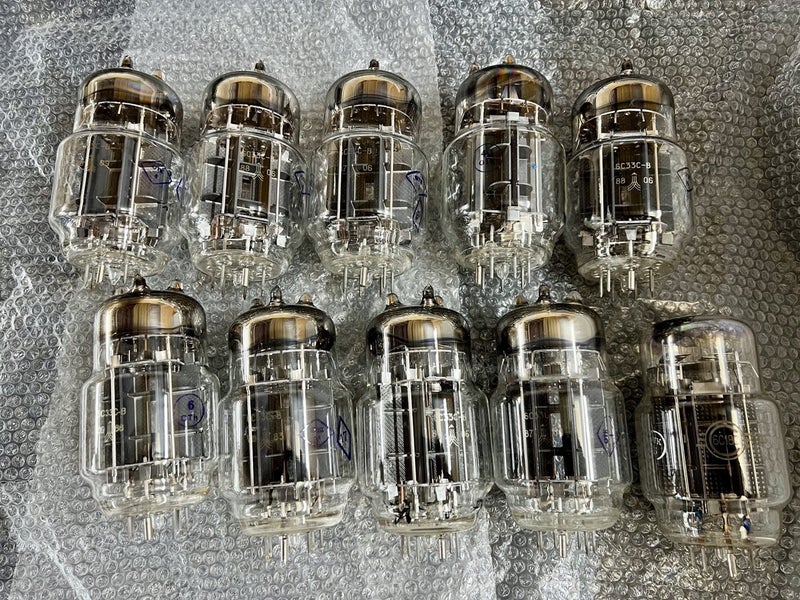 Russian audiophile triode valves (6C33C) Carousel 3