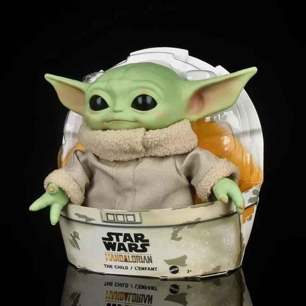 Star Wars Mandalorian Baby yoda Figure / Plush Collectable Carousel 4