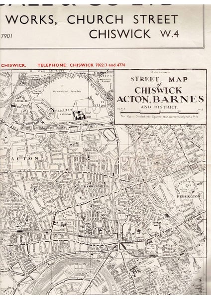 UK Estate Agents London Street Plans from 1960's Carousel 3