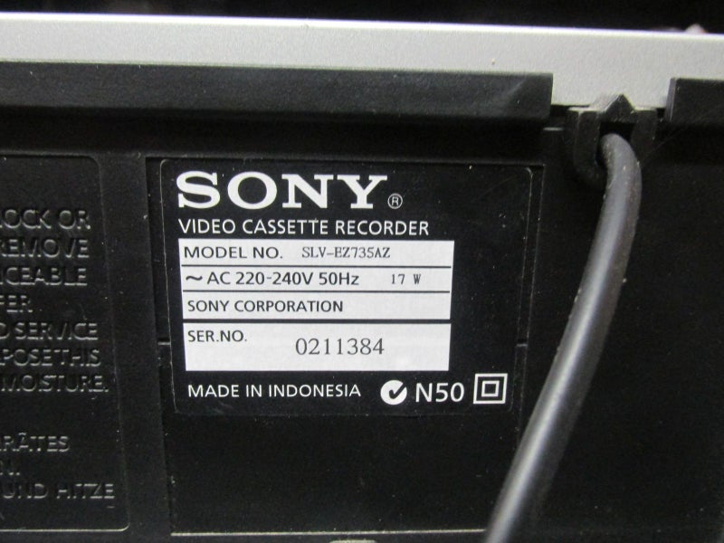 Sony SLV-EZ735AZ Hi-Fi Stereo VHS Tape Recorder Carousel 4