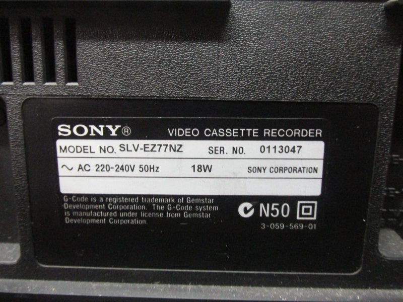 Sony SLV-EZ77NZ Hi-Fi Stereo VHS Tape Recorder Carousel 4