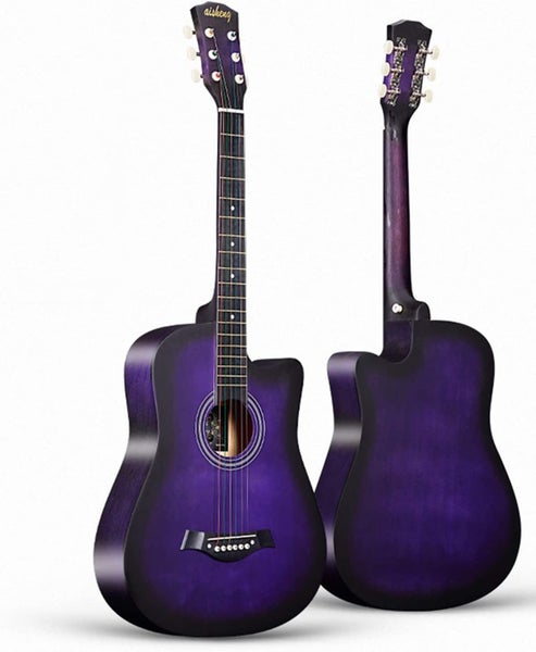 Brand New 38" Acoustic Guitar Purple (With A Free Carry Bag Case) FREE SHIPPING629500030064671120