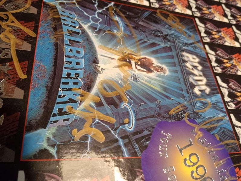 AC/DC Signed Ballbreaker Tour Set 1996 (One of a Kind)62998309140609114