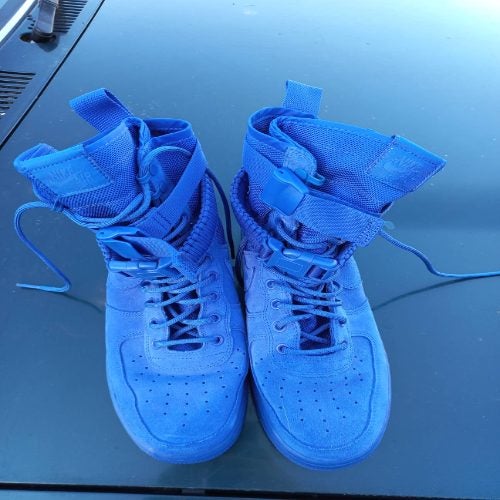 Nike air force sf1 blue US Size 10 Carousel 2