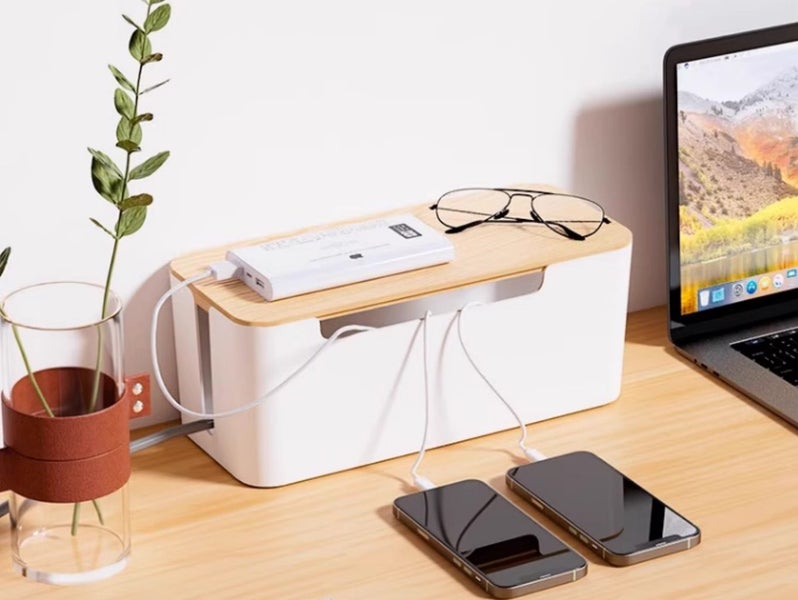 Cable Management Box Cord Organizer Storage Box Carousel 1