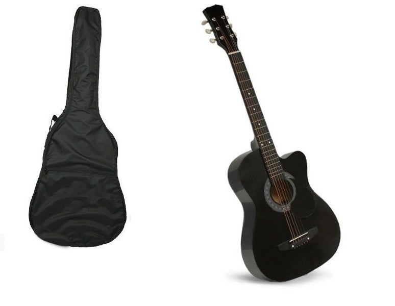 Brand New 38" Acoustic Guitar Black (With A Free Carry Bag Case) FREE SHIPPING62966409351171113