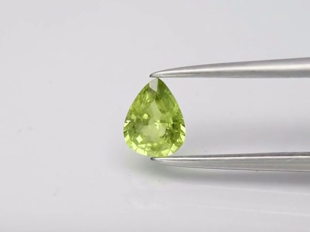 $1 RES * Buy Now $1,199.00 * 0.49ct SI1 Pear Green SAPPHIRE Loose Carousel 2
