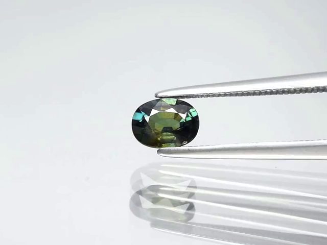 $1 RES * Buy Now $1,499.00 * 0.71ct Oval UNHEATED Green SI1 SAPPHIRE Loose Carousel 2