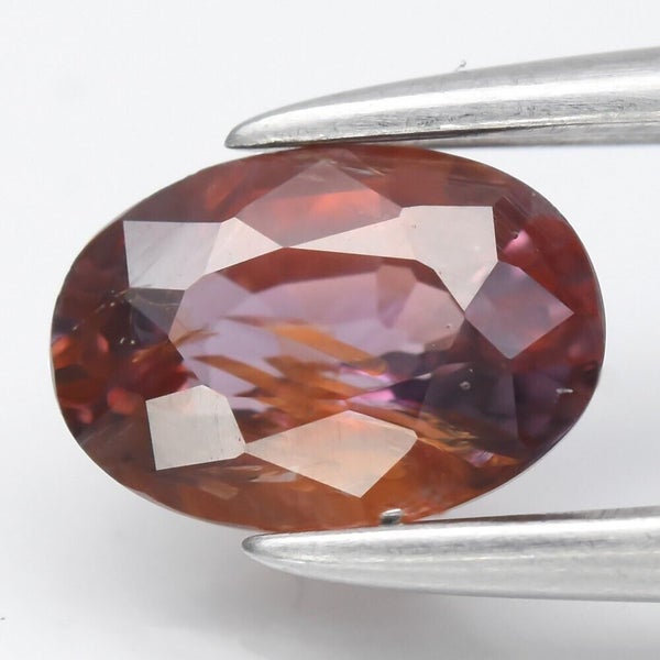 $1 RES * Buy Now $1,399.00 * 0.62ct Oval Purple Pink SAPPHIRE Gemstone Carousel 1