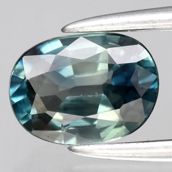 $1 RES * Buy Now $1,499.00 * 0.75ct Oval Blue Green VS SAPPHIRE Loose Gemstone Carousel 1