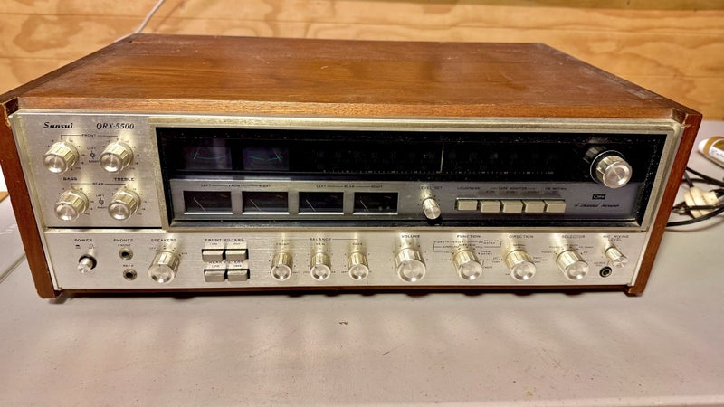 Sansui Quadrophonic QRX 5500 Receiver Carousel 1