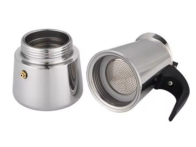 Coffee Maker Moka Percolator Espresso Latte Stainless Steel Pot M Carousel 2