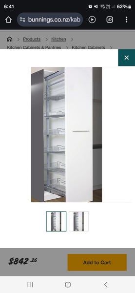 Kaboodle 450mm Soft Close Pantry Pullout Carousel 7