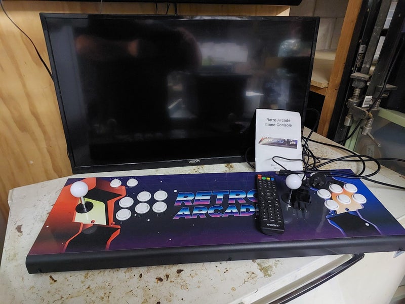 Retro Arcade Game Console with Retro Games ***PLUS Wide Screen TV*** Carousel 1