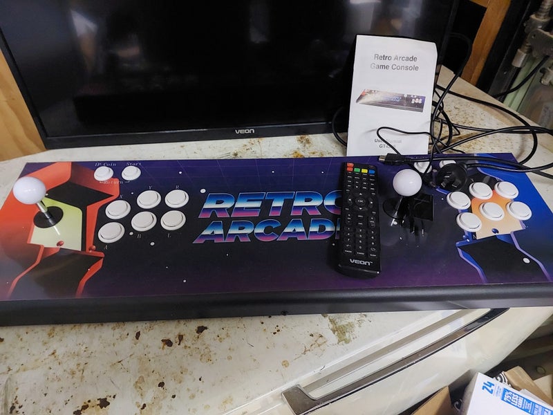 Retro Arcade Game Console with Retro Games ***PLUS Wide Screen TV*** Carousel 2