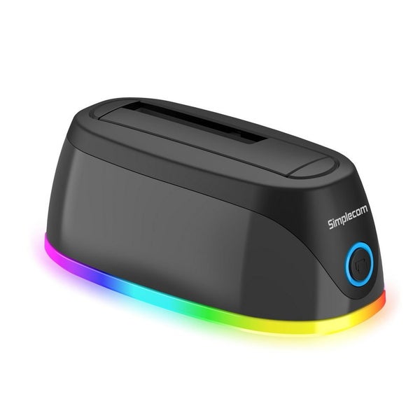 Simplecom Sd336 Usb 3.0 Docking Station For 2.5" And 3.5" Sata Drive With Rgb Li Carousel 1