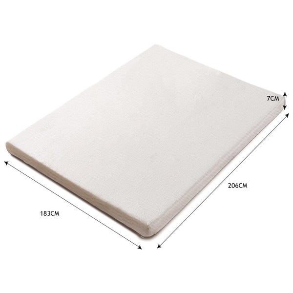 Dreamz 7Cm Memory Foam Bed Mattress King Mattresses Carousel 2
