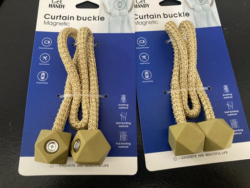 2 magnetic curtain tie backs / curtain buckles (2 pairs available) Carousel 1