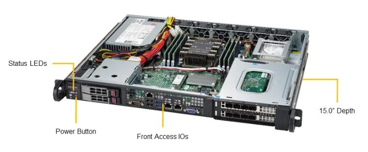 Supermicro 1019P-FHN2T Server 20Core 4114 Processor 192GB memory Carousel 1