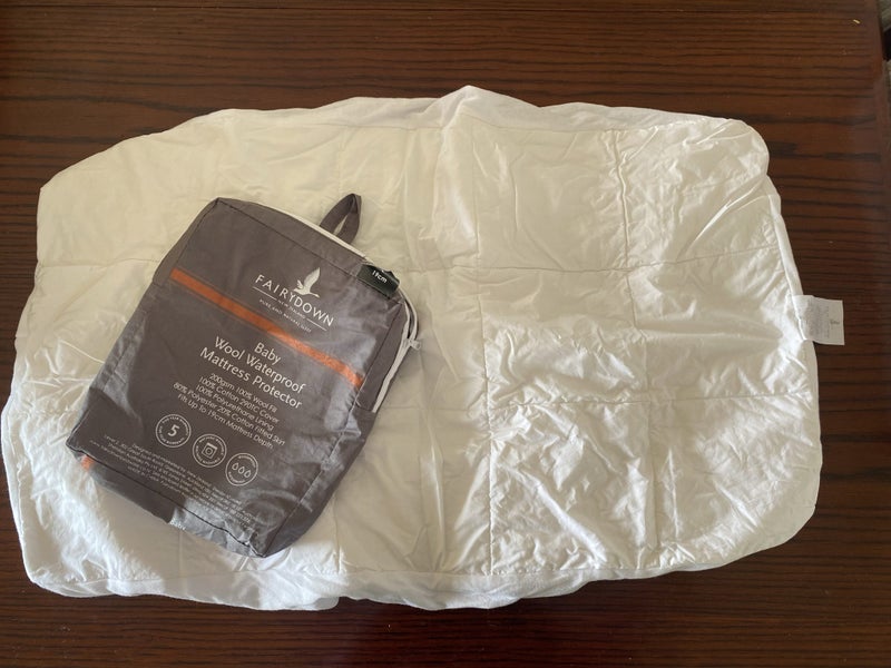 Baby Fairydown Bassinet Wool Water Proof Mattress Protector Carousel 2
