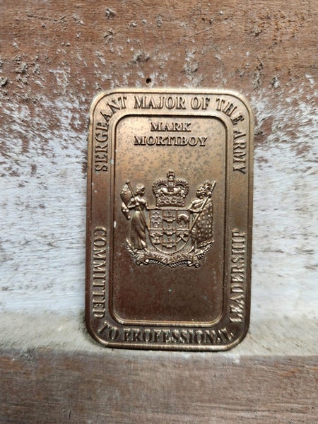 NZDF: Sergeant Major of Army Coin Carousel 2