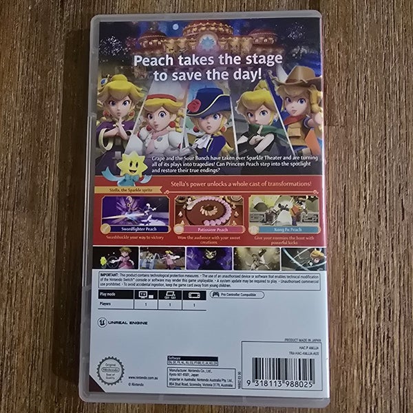 Nintendo Switch - Princess Peach ShowTime Game Carousel 3