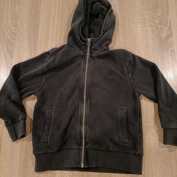 NEXT brand hoodie zip up size 7 yrs boys black Carousel 1