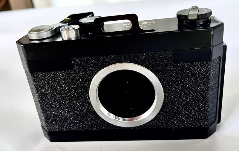 Nikon 35-S Microscope 35mm camera. Has also been used as a pinhole camera. Carousel 3