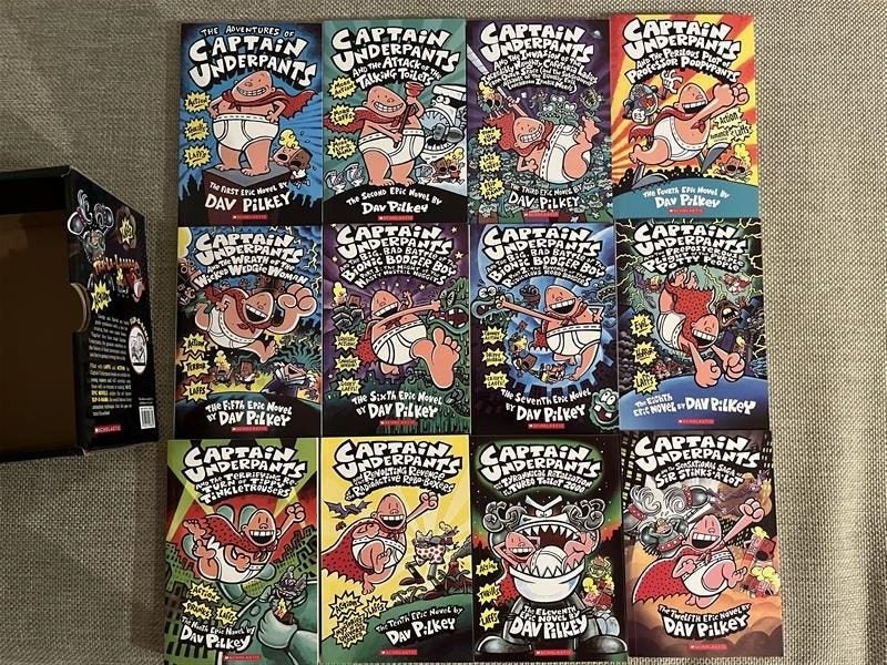 Captain Underpants box set - 12 books - as new condition Carousel 1