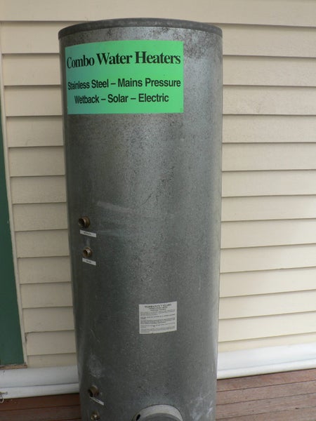 hot water cylinder 200L mains pressure wetback coil SS Carousel 1
