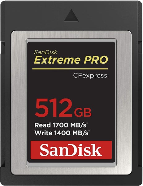 512Gb Extreme Pro Cfexpress Card Type B Sdcfe 512G Gn4nn Read 1700 Mb/S Write 1 Carousel 2