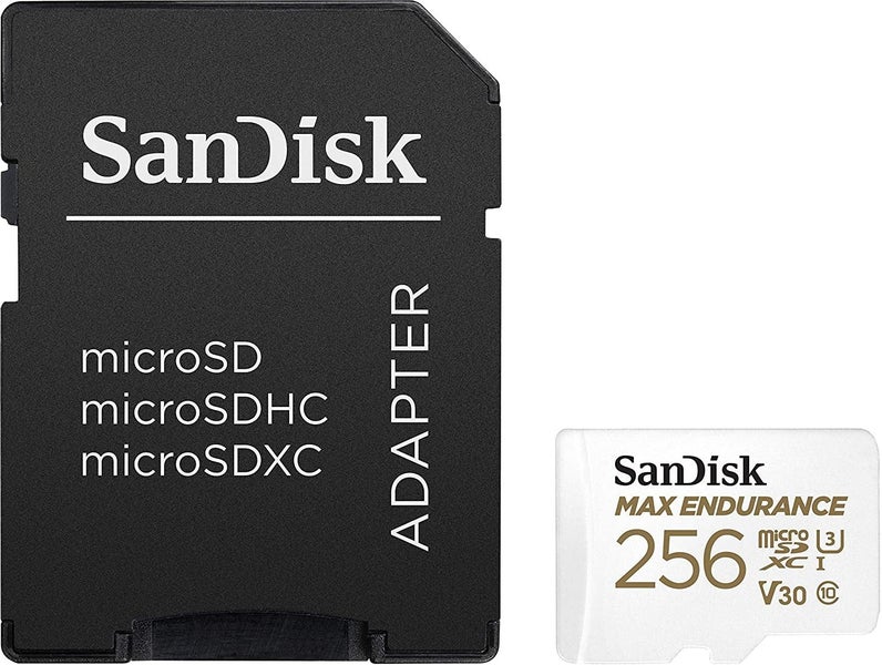 Max Endurance Microsdxc Card Sqqvr 256G (120 000 Hrs) Uhs I C10 U3 V30 100Mb/S Carousel 1
