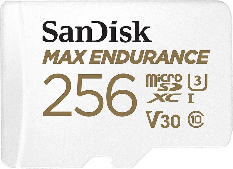 Max Endurance Microsdxc Card Sqqvr 256G (120 000 Hrs) Uhs I C10 U3 V30 100Mb/S Carousel 2