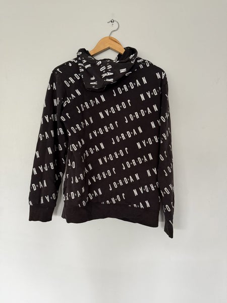 Boys Jordan Black Winter Hoodie Size 13-15 Years Carousel 2