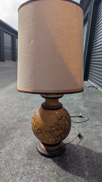 Large Retro vintage lamp good condition Carousel 2
