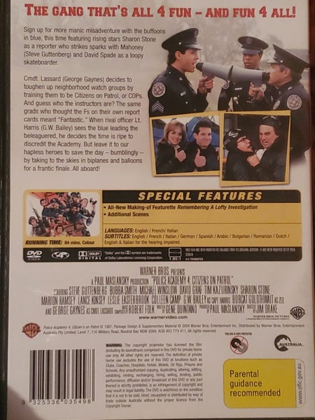 Bulk police academy movies x4 Carousel 6