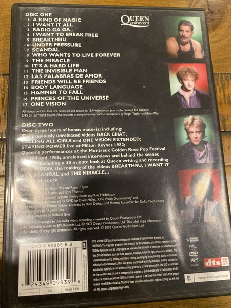 Queen Greatest Video Hits 2 2 x DVD Carousel 2