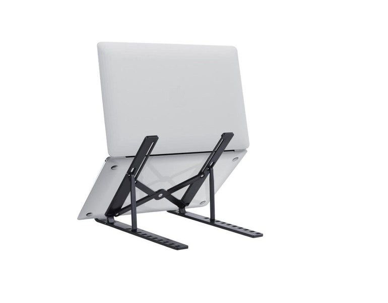 PTN Black Foldable Adjustable Laptop Notebook Stand Ipad Tablet Holder Rack Carousel 2