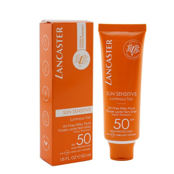 LANCASTER - Sun Sensitive Luminous Tan - Oil-Free Milky Fluid SPF50 50ml/1.6oz Carousel 2