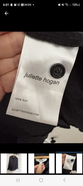 Beautiful Juliette Hogan Silk Shirt Carousel 4