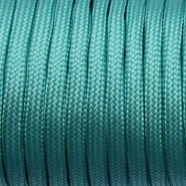 Paracord Rope 15m/50ft Turquoise blue/green Carousel 2