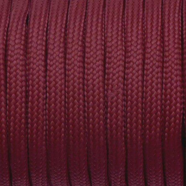 Paracord Rope 15m/50ft Dark Wine Red Carousel 2