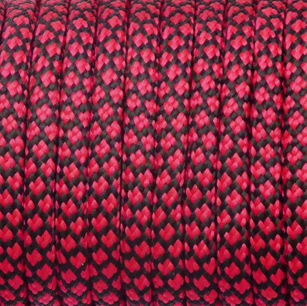 Paracord Rope 15m/50ft Red Diamond Carousel 2