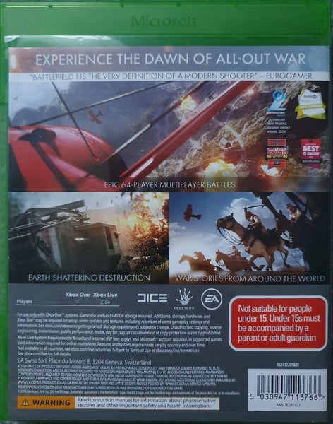 Xbox One Battlefield 1 Carousel 2