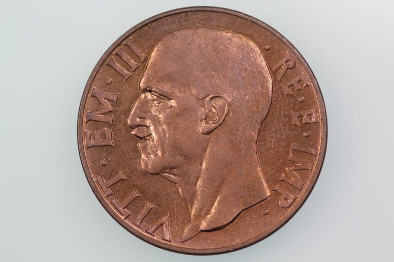 ITALY 10 CENTESIMI COIN 1936R XIV KM 74 UNCIRCULATED Carousel 2