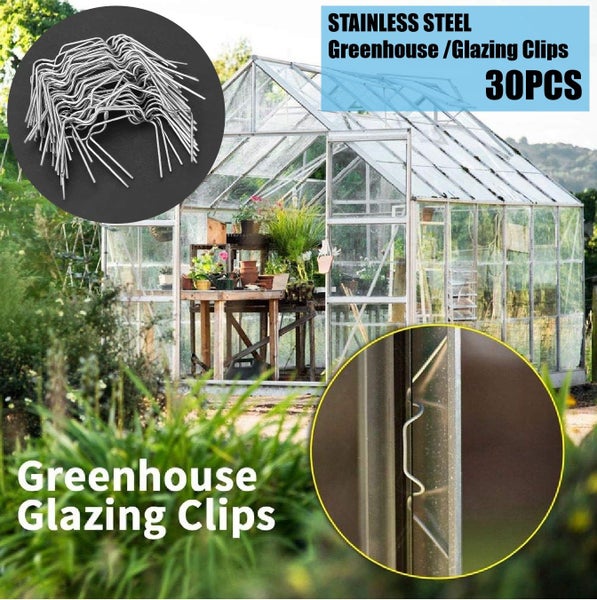 Brand New Greenhouse Glazing Wire Clips 30Pcs*Hot SALE Carousel 1