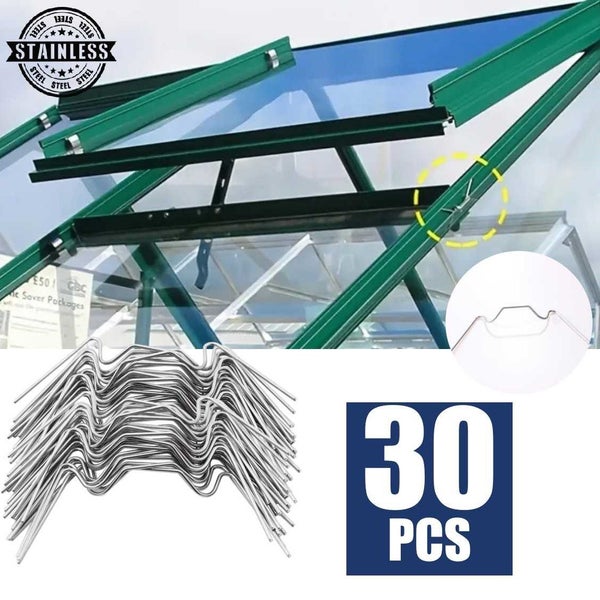 Brand New Greenhouse Glazing Wire Clips 30Pcs*Hot SALE Carousel 19